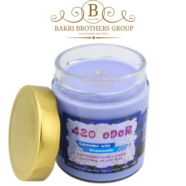 420 Odor Exterminator Candle – Lavender with Chamomile | Natural Plant Wax