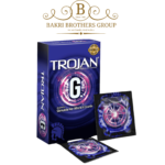 Trojan G Lubricated Condoms – Premium Latex with Stimulating Design – Enhances Pleasure & Sensation
