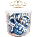 Blue Sports Team Silicone Wristbands – Durable & Stylish Fan Bracelets – for Events & Supporters