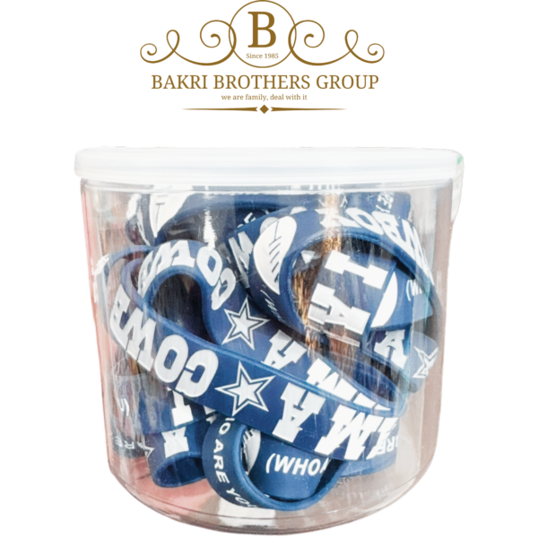 Blue Sports Team Silicone Wristbands – Durable & Stylish Fan Bracelets – for Events & Supporters