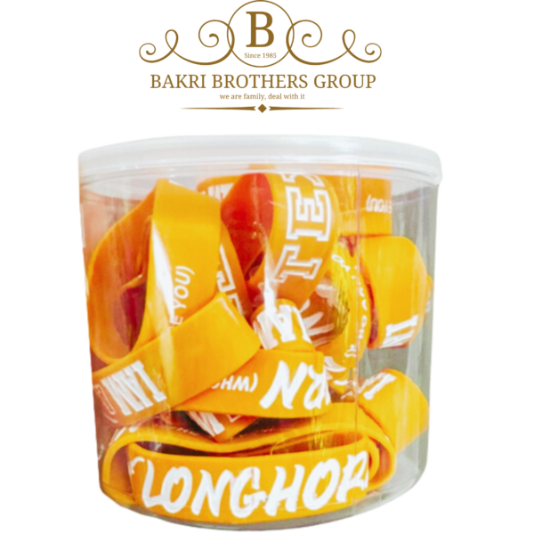 Orange Sports Team Silicone Wristbands – Durable & Stylish Fan Bracelets – for Events & Supporters