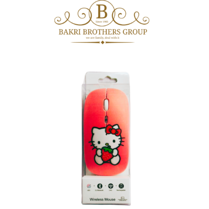 Hello Kitty wireless mouse with strawberry design kawaii computer accessory