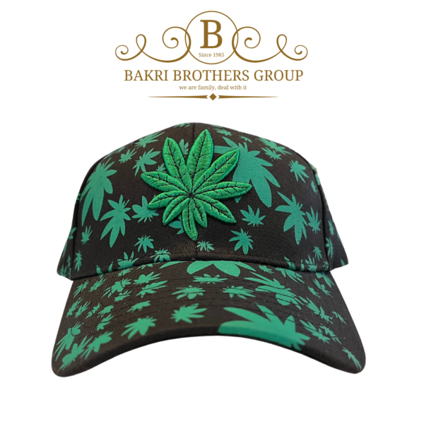 Elegant Leaf Pattern Cap