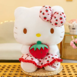 Hello Kitty Strawberry Theme Plush Doll - Image 2