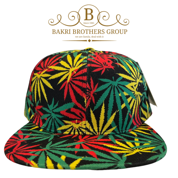 Vibrant Multicolor Leaf Print Cap