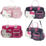Hello Kitty Pink Quilted Travel Bag - Image 4