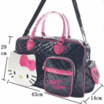Hello Kitty Pink Quilted Travel Bag - Image 5