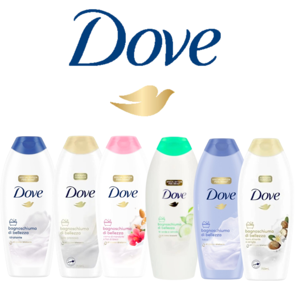 Dove Beauty Bath Foam Complete Collection - Special Edition 700ml Each