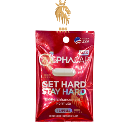AlphaCap Max male enhancement capsules fast acting long lasting formula for stamina size performance support