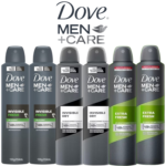 Dove Men+Care Antiperspirant Deodorant Spray Variety Pack - Invisible Fresh, Invisible Dry, Extra Fresh (150ml Each)