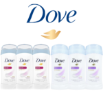 Dove Antiperspirant Deodorant Stick Duo - Powder and Fresh Scents (2.6 oz Each)