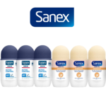 Sanex Deodorant Stick Variety Pack - Men Active Control and Dermo Sensitive (50ml Each)