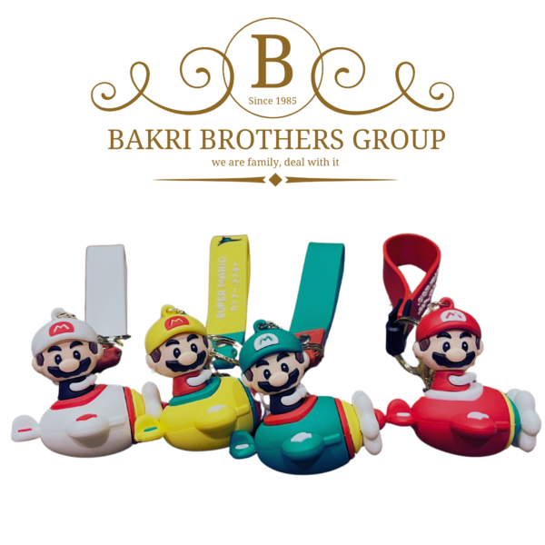 Mario-Themed Keychain Collection, Pack of 2 (Randomly Picked)