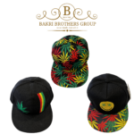 Colorful Nature-Inspired Caps Collection - Set of 3