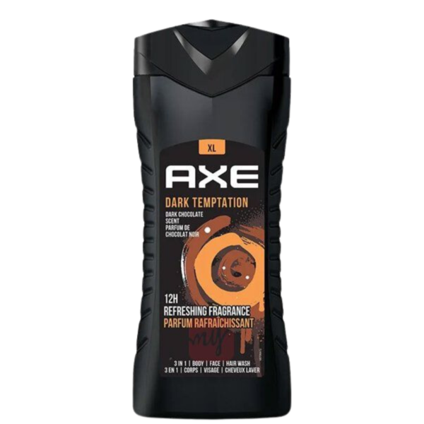 AXE Dark Temptation 3-in-1 Body, Face, and Hair Wash - 400ml