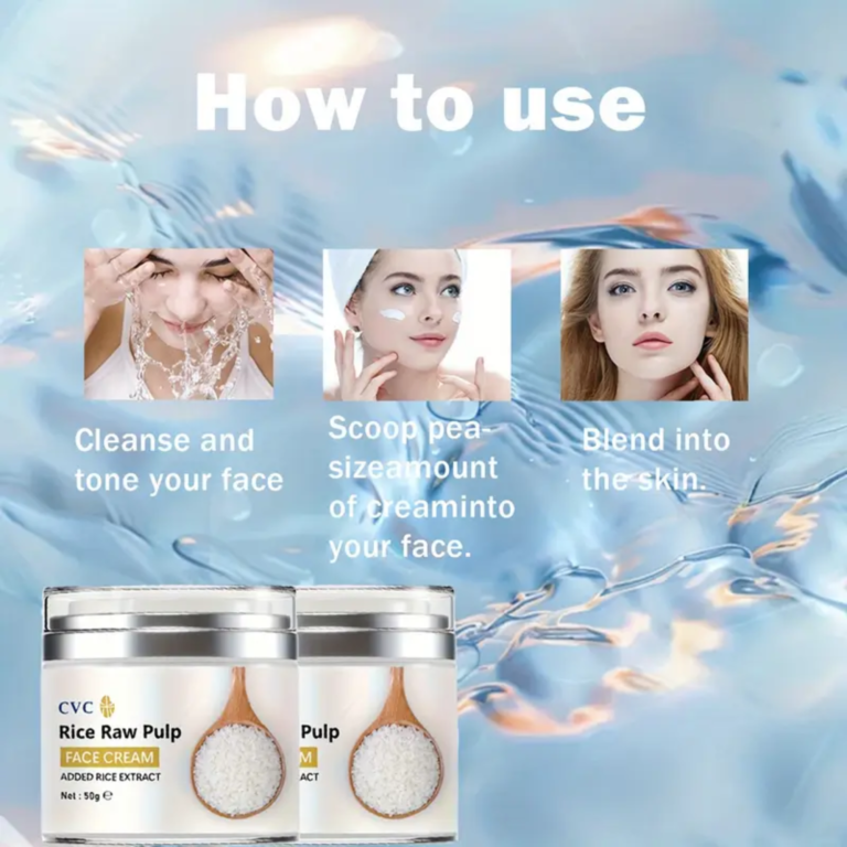 CVC Rice Raw Pulp Face Cream, 50g - Image 6