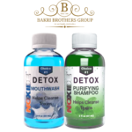 NOXIDE Detox Bundle – Mouthwash & Purifying Shampoo – Complete Toxin Cleansing Formula – 2oz (60mL) Each