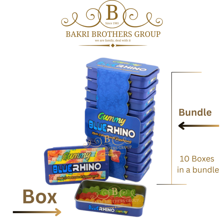 Blue Rhino Gummy Male Enhancement Supplement Box,10 Gummies per Box, Halal & Non GMO - Image 2