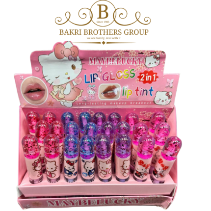 Hello Kitty Maybe Lucky 2-in-1 lip gloss and lip tint set cute pink makeup