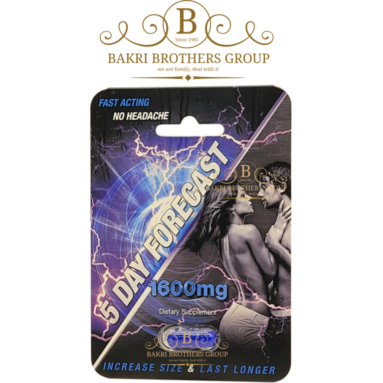 5 Day Forecast 1600mg – Fast-Acting Male Enhancement Supplement – Boost Stamina, Size & Performance - Image 1