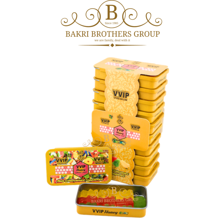 VVIP Honey Gummy Male Enhancement Supplement Box,10 Gummies per Box, Halal & Non GMO - Image 1