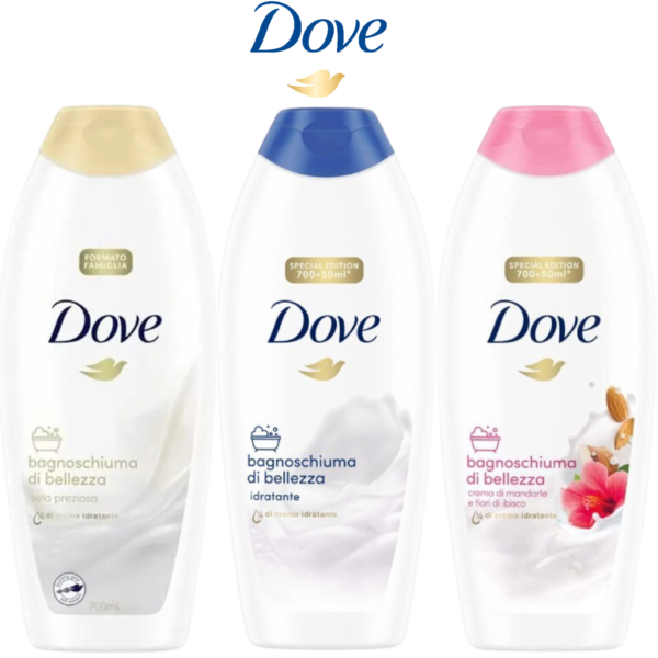 Dove Beauty Bath Foam Collection - Special Edition 700ml, Pack of 3