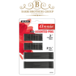Annie 50-Piece Assorted Bobby Pins – Black Hair Pins