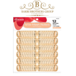 Annie Wire Mesh Rollers – 12 Pack, 1 1/2" X-Large (Peach)