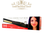 Hot & Hotter Gold Ceramic Flat Iron – 1/2” Plate, 400°F High Heat