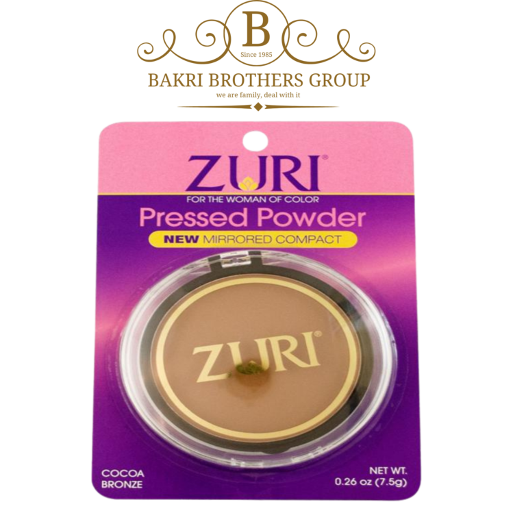 Zuri Pressed Powder – Cocoa Bronze (7.5g) - Image 1