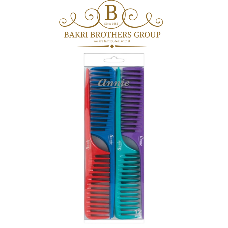 Annie Wide-Tooth Detangling Combs – Multi-Color Set - Image 1
