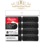 Annie Snap-On Magnetic Rollers – X-Large 1 1/8" (8 Pcs)