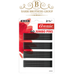 Annie 40-Piece Jumbo Bobby Pins – 2 ¾" Black Hair Pins