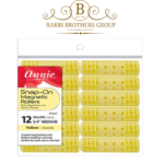 Annie Snap-On Magnetic Rollers – Medium 3/4" (12 Pcs)