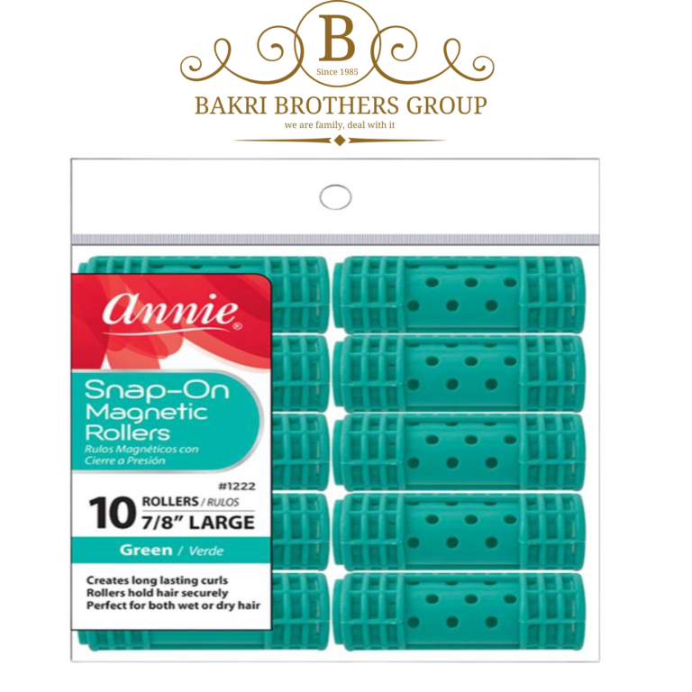 Annie Snap-On Magnetic Rollers – Large 7/8" (10 Pcs) - Image 1