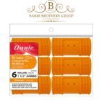 Annie Snap-On Magnetic Rollers – Jumbo 1 1/2" (6 Pcs)