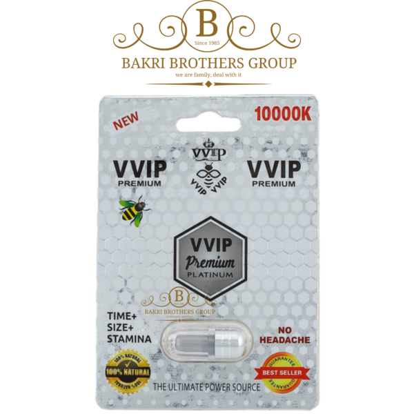 VVIP Premium Platinum 10000K - Advanced Male Enhancement for Time, Size & Stamina