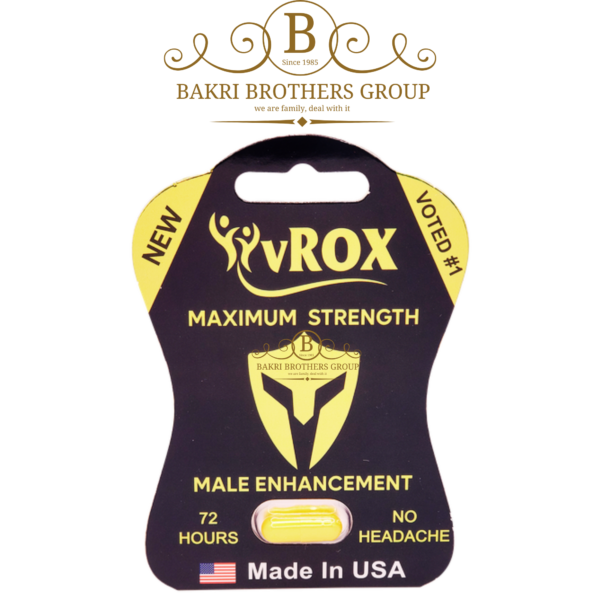 Vrox Maximum Strength Male Enhancement - 72 Hour Performance Boost, Made in USA