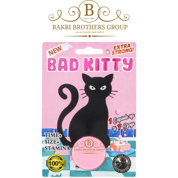 Bad Kitty Extra Strong - Female Enhancement Capsule, Lasts Up to 7 Days, Double Pills