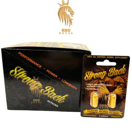 Strong Back dual pack herbal supplement capsules natural vitality support formula