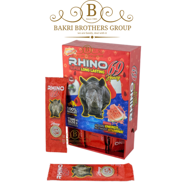 Rhino 69 Honey - Super Long Lasting Male Enhancement, All-Day Energy & Stamina, 12-Pack