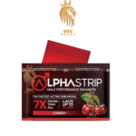 Alpha Strip Male Enhancement, Performance Strip, 7X Faster Than Pill, Lasts Up To 72 Hours, Cherry