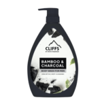 Cliffs by White Mountain Bamboo & Charcoal Body Wash for Men