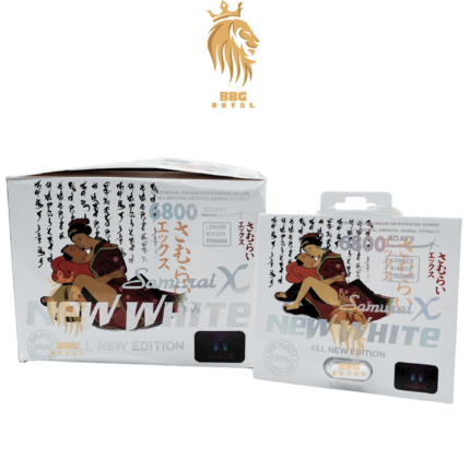 Samurai X White Edition oriental herbal supplement capsule natural support formula