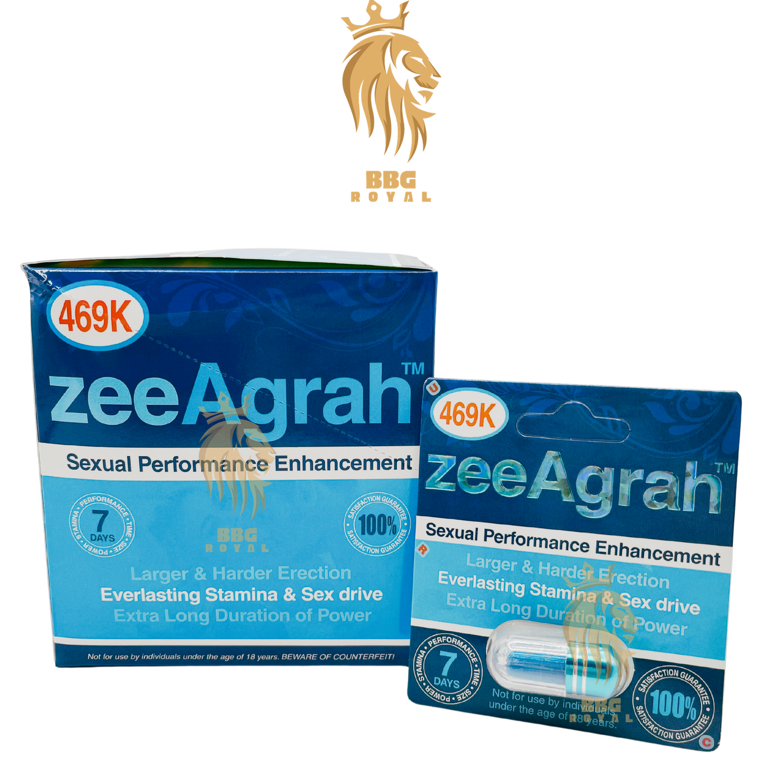 OK (34) ZeeAgrah 469K herbal supplement capsule 7 day natural support formula