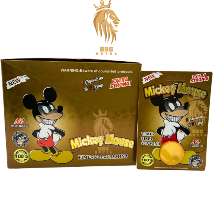 Mickey Mouse extra strong herbal capsules double pill pack long lasting support