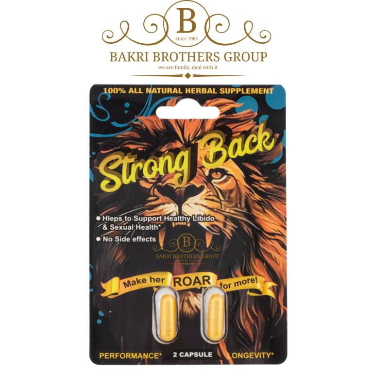 Strong Back - All-Natural Herbal Supplement for Enhanced Libido and Sexual Health - Image 1