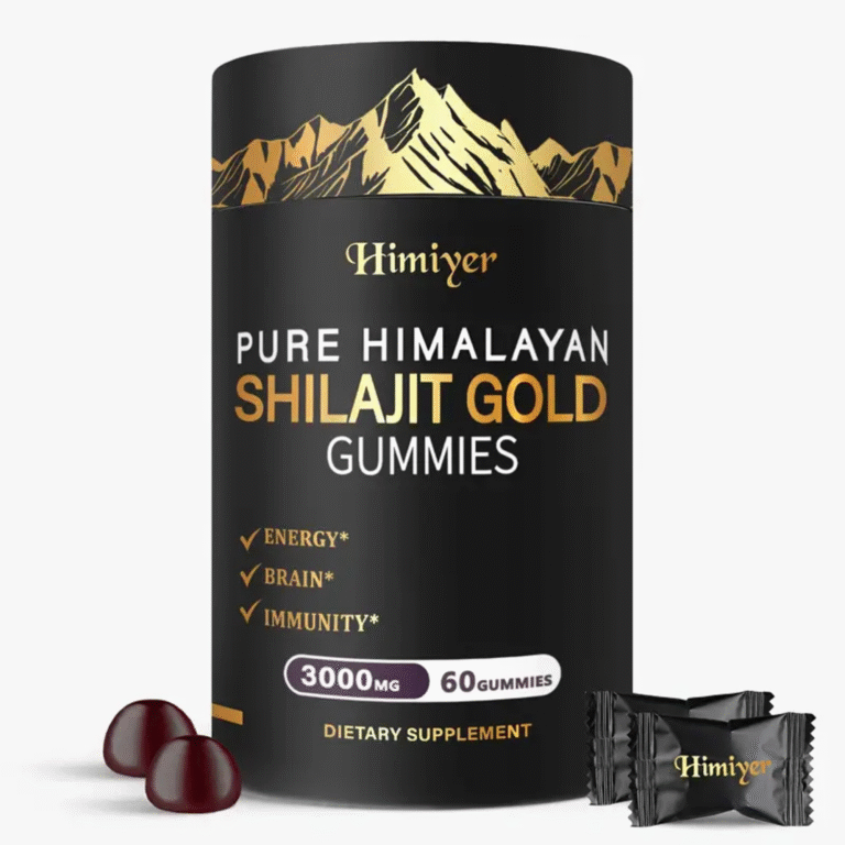 Pure Himalayan Shilajit Gold Gummies (3000mg), 60 Gummies for Energy Brain and Immunity Support - Image 2
