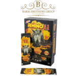 Rhino 11 herbal honey sachets in fiery packaging for natural energy support