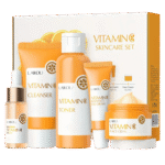 Vitamin C  Facial Care Kit [Cleanser, Toner, Serum, Eye Cream, Face Cream] | Brightening and Hydrating